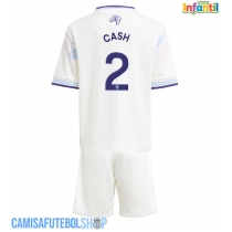 Camisa de time de futebol Aston Villa Matty Cash #2 Replicas 3º Equipamento Infantil 2025-26 Manga Curta (+ Calças curtas)